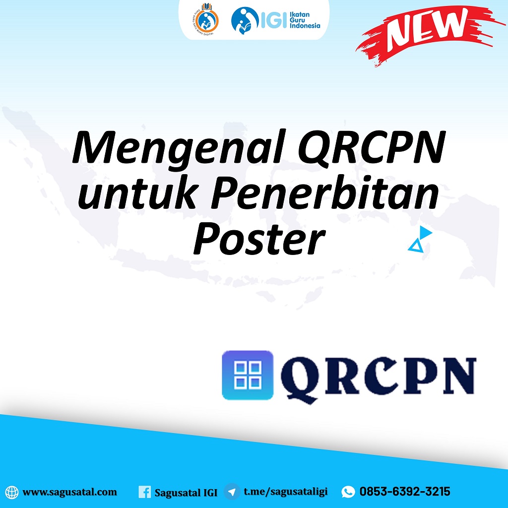 Mengenal QRCPN untuk Penerbitan Poster